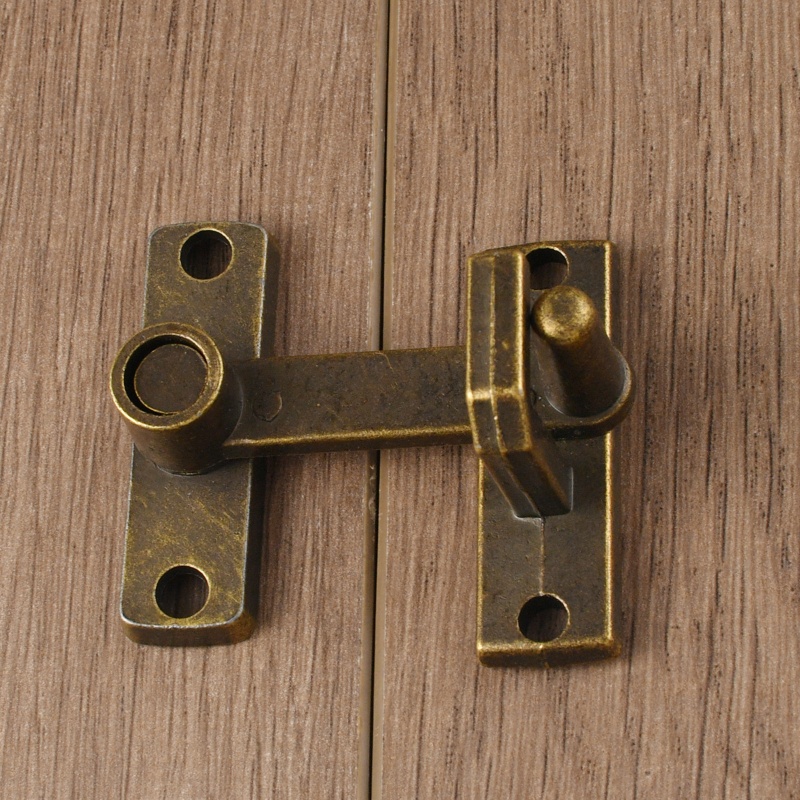Security Chain Door - 1 Set Bronze Schiebefenster Türschloss Griff