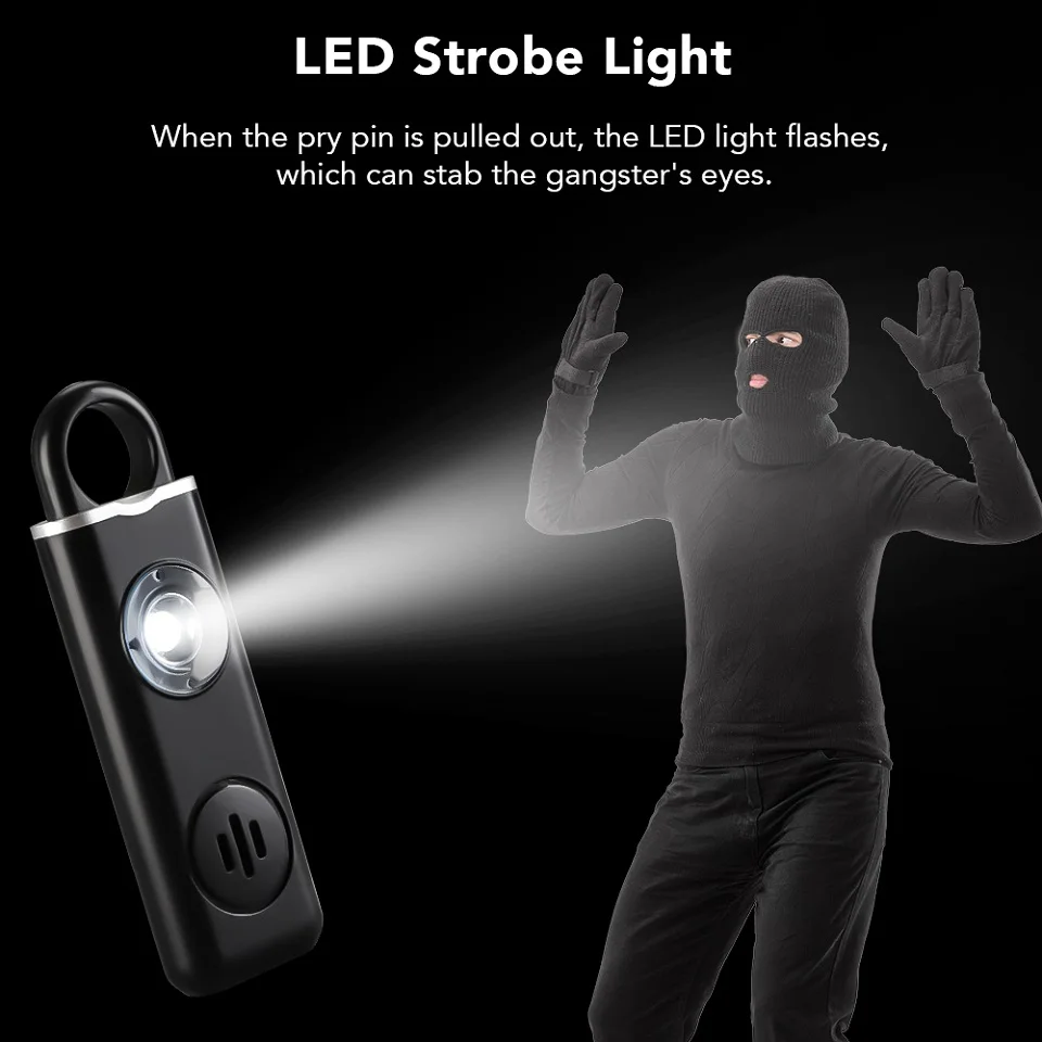 130 dB Selbstverteidigungsalar – Personal Alarm Keychain Bewertung und Preis